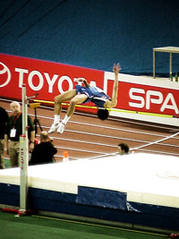 European Indoor Championships, Vienna, Austria.