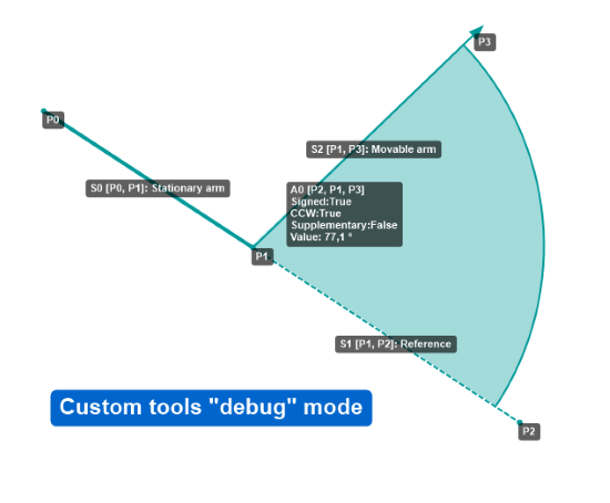 custom tools debug mode